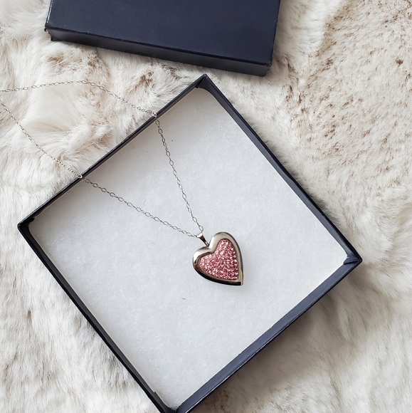 Macy's Jewelry - Sterling Silver Picture Heart Locket